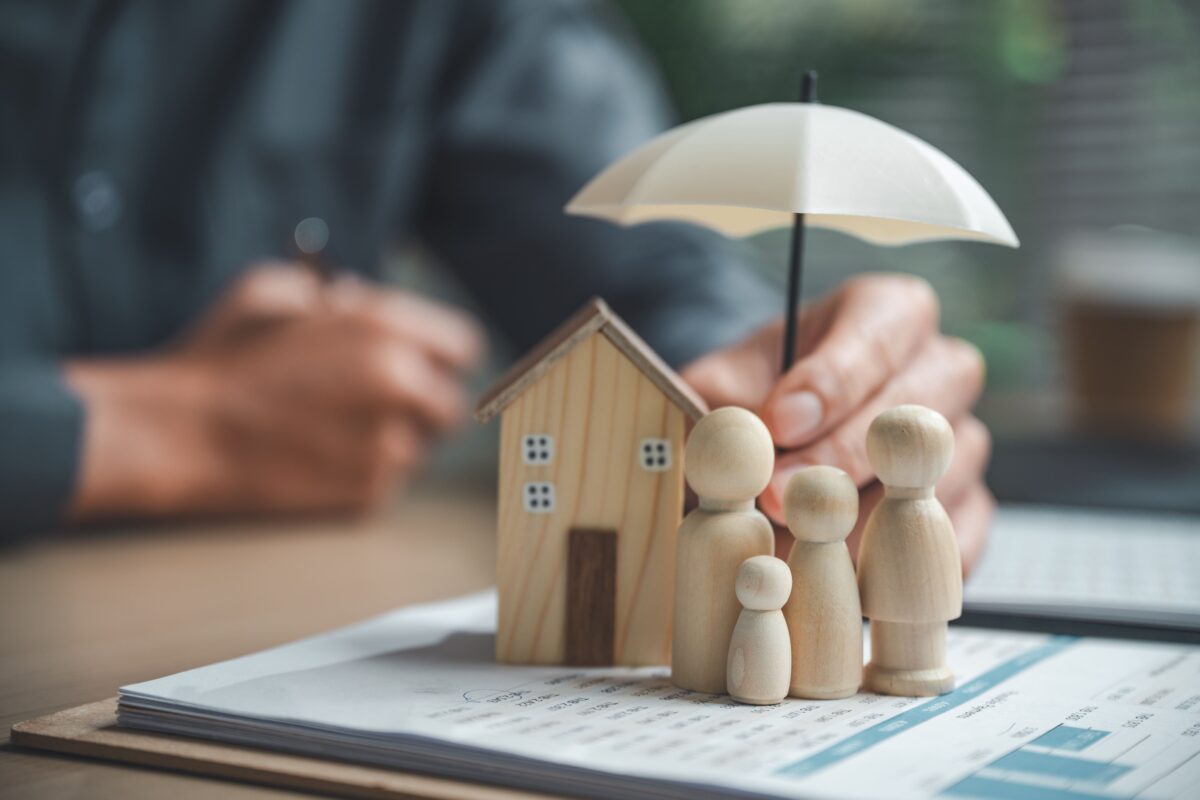 Haftpflichtversicherung. Absicherung Haus und Familie